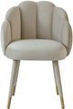 TOV Furniture Gardenia Light Grey Velvet Dining Chair-1