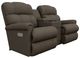 La-Z-Boy® Pinnacle Java Power Wall Reclining Loveseat with Console and Headrest-0
