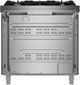 Bosch® 500 Series 36” Stainless Steel Freestanding Dual Fuel Range-5