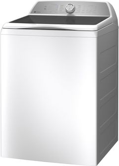 GE Profile™ 4.9 Cu. Ft. White Agitator Top Load Washer