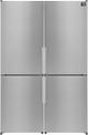 FORNO® Guardia 47" 21.6 Cu. Ft. Stainless Steel Counter Depth Bottom Freezer Double Refrigerator-0