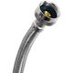 Yale Appliance 2 Pack Braided Stainless Steel Washing Machine Hoses with Elbow-3