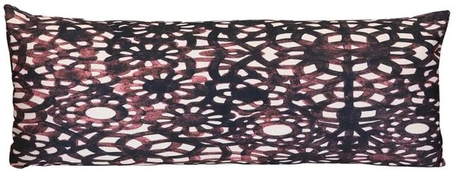 Stylecraft Norman Wyatt Home Black/White 36" Lumbar Pillow-0