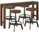 Signature Design by Ashley® Torjin 5-Piece Brown/Gray Counter Height Dining Set-0
