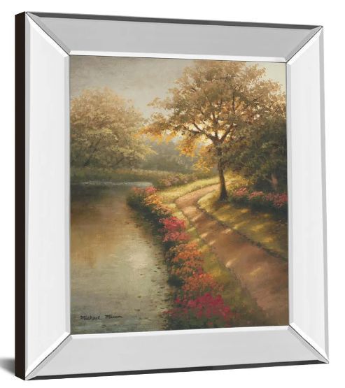 Classy Art Morning Light l by Michael Marcon Mirror Framed Wall Art-1