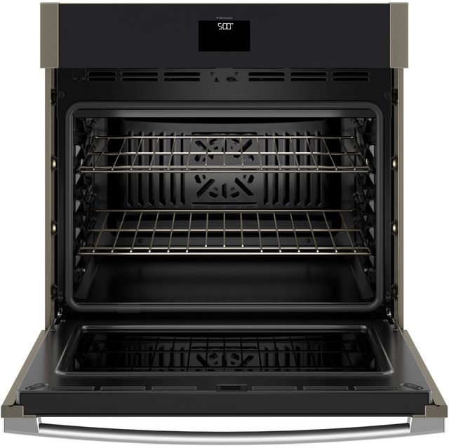 GE® 30" Fingerprint Resistant Slate Single Electric Wall Oven-2