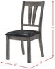 Elements International Nathan 6-Piece Black/Gray Dining Set-4