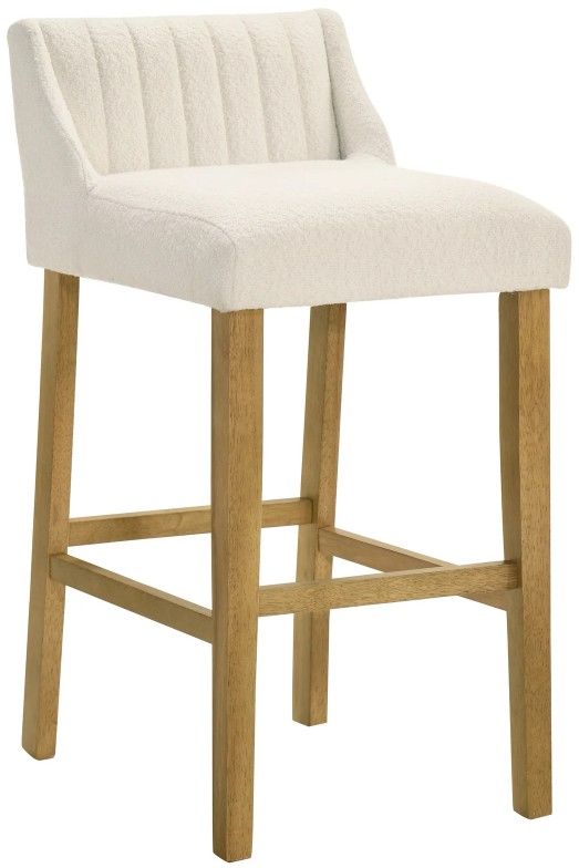 Armen Living Fauna 4-Piece Amber Glow/White Barstool Set-0