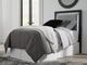 Signature Design by Ashley® Maeling Black Twin Upholstered Panel Headboard-1