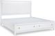 Legacy Classic Summerland White King Upholstered Panel Storage Bed-4