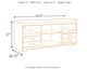 Signature Design by Ashley® Trinell Brown 63" TV Stand with Electric Fireplace Insert-2