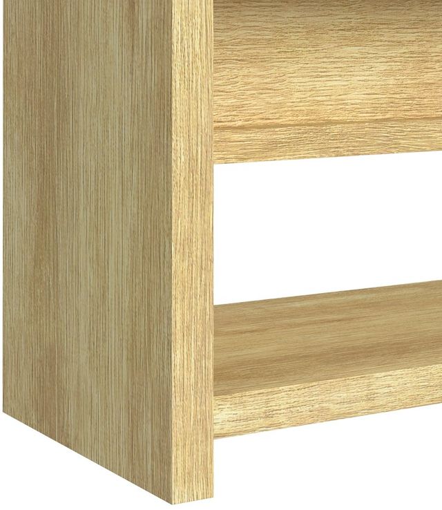 Elements International Ridgemont Natural Sofa Table with Bottom Shelf-4