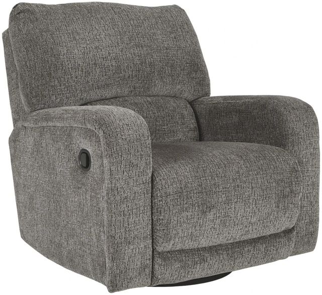 Signature Design by Ashley® Wittlich Slate Manual Swivel Glider Recliner-0