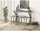 Mazin Furniture Palmer 3-Piece Wire Brush Gray Counter-Height Dining Set-1