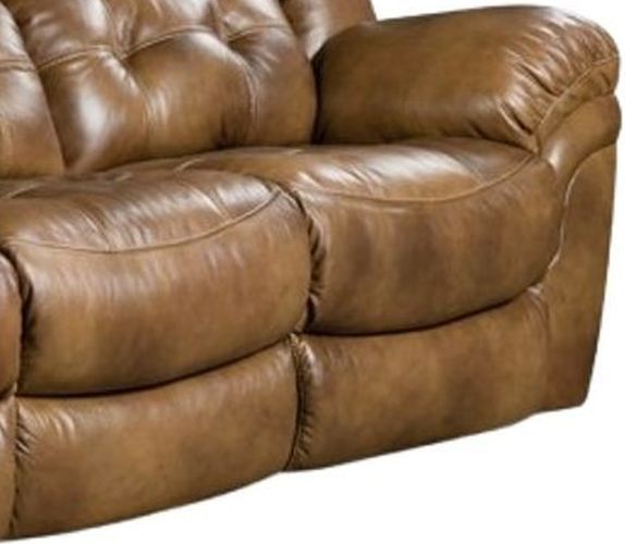 HomeStretch Cheyenne Saddle Double Manual Reclining Sofa-2