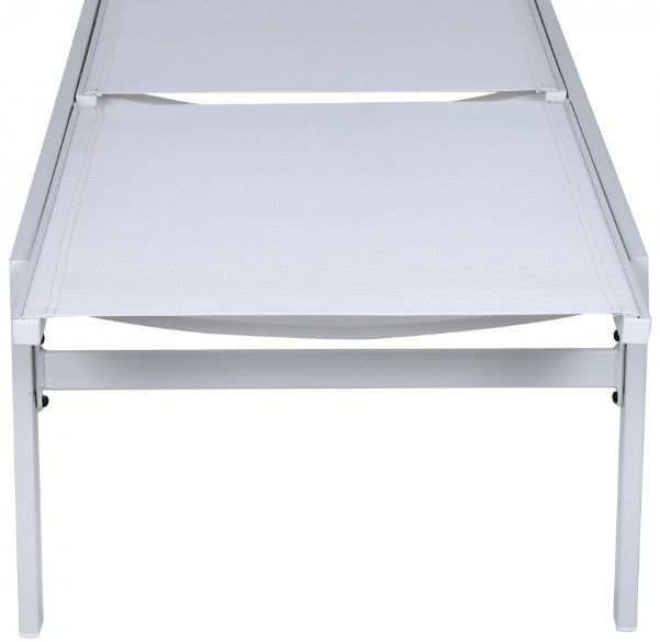 Meridian Furniture Santorini White Outdoor Patio Chaise Lounge Chair-3
