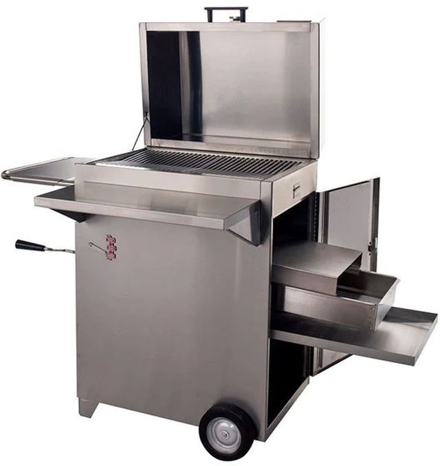 Hasty Bake Suburban 23" Stainless Steel Charcoal Freestanding Grill-1