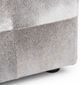 Classic Home Landyn Sparrow Gray 18" Square Ottoman-5