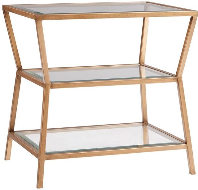 Olliix by Madison Park Antique Gold Grammercy Accent Table-1