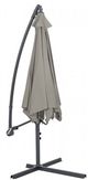 Furniture of America® Glam Graphite Polyester/Steel Outdoor Cantilever Umbrella with LED-2