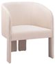 Zuo® Modern Hull Beige Accent Chair-1