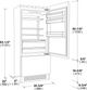 Fulgor Milano 700 Series 36" 18.5 Cu. Ft. Panel Ready Built-In Bottom Freezer Refrigerator-1