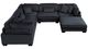 Homelegance® Traverse 6-Piece Black Modular Sectional with Ottoman-2