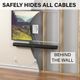 Sanus® White In-Wall Cable Management Kit-2