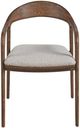 Universal Explore Home™ New Modern Echo Medina Pebble/Medium Brown Oak Arm Chair-2