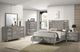 Bernards Aries 4-Piece Gray Queen Panel Bedroom Set-4