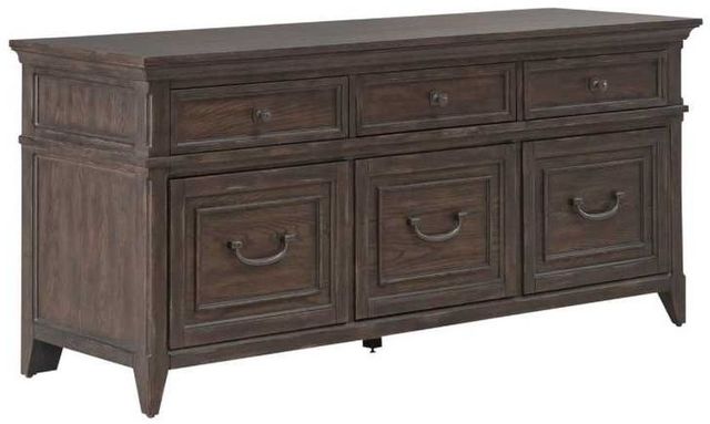 Liberty Furniture Paradise Valley 2-Piece Saddle Brown Desk Set-3