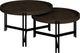 Emerald Home Huron Dark Cocoa Nesting Coffee Table with Black Base-4