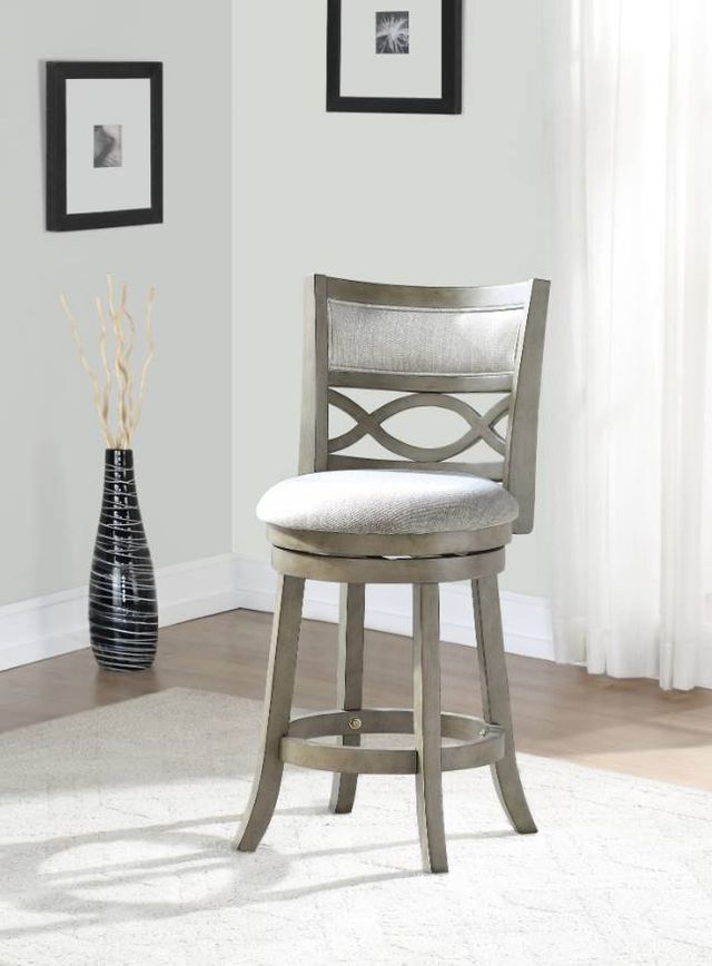 New Classic® Home Furnishings Manchester Gray Counter Stool-1