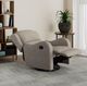 Emerald Home Henry Speckled Brown Manual Swivel Glider Recliner-3