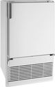 U-Line® 14" 23 lb. White Built-in Crescent Ice Maker-0