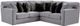 Jackson Furniture Carlsbad 2-Piece Charcoal Sectional Set-0