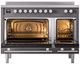 Ilve® Professional Plus II 48" Custom RAL Color Pro Style Induction Range-2