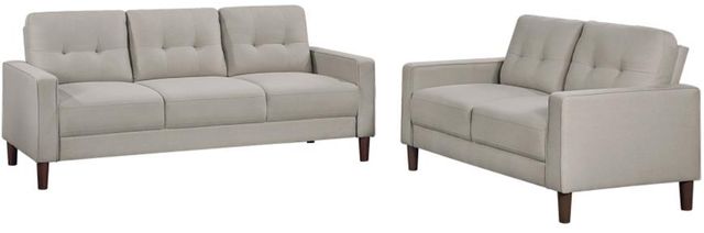 Coaster® Bowen 2-Piece Beige Track Arm Seating Set-0