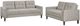 Coaster® Bowen 2-Piece Beige Track Arm Seating Set-0