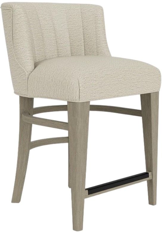 Riverside Furniture Cascade Dovetail 2-Piece Upholstered Curved Back Counter Stool Set-1