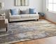 Feizy Clio Blue/Tan 5'x8' Area Rug-5