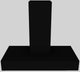 Vent-A-Hood® 42" Black Duct Free Wall Mounted Range Hood-0