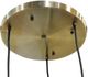 Harp & Finial® Channing Brass/Silver Pendant Light-2