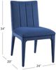 Bassett Mirror Brianne 2-Piece Navy Dining Chair-5