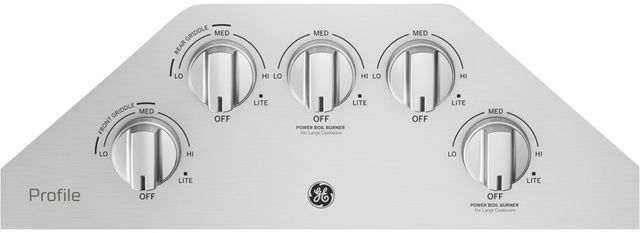 GE Profile™ 36" Stainless Steel Built-In Gas Cooktop-8