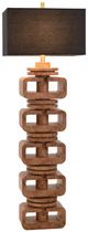 Harp & Finial® Vonte Natural Burl Floor Lamp-1