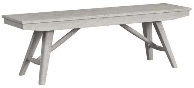 Intercon Bayside White Dining Bench-0