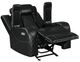 New Classic® Home Furnishings Orion Black Glider Power Recliner with Footrest and Headrest-2