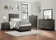 Homelegance® Davi Gray Twin Panel Bed-1