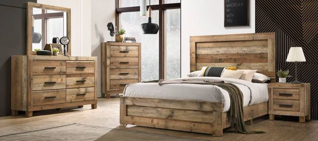 American Wholesale Furniture Salt Creek Rustic Sand Nightstand-2